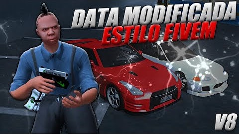 SAIU! MINHA DATA MODIFICADA ESTILO FIVEM V8 (Sem Bug De Render) PARA SAMP LAUNCHER E PC FRACO