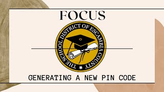 Generating a New Parent Pin Code