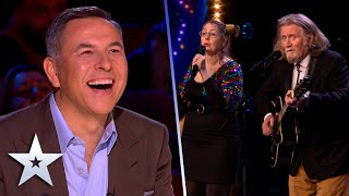 Brilliantly BIZARRE! Brian and Krysstal has us in HYSTERICS | Auditions | BGT 2022