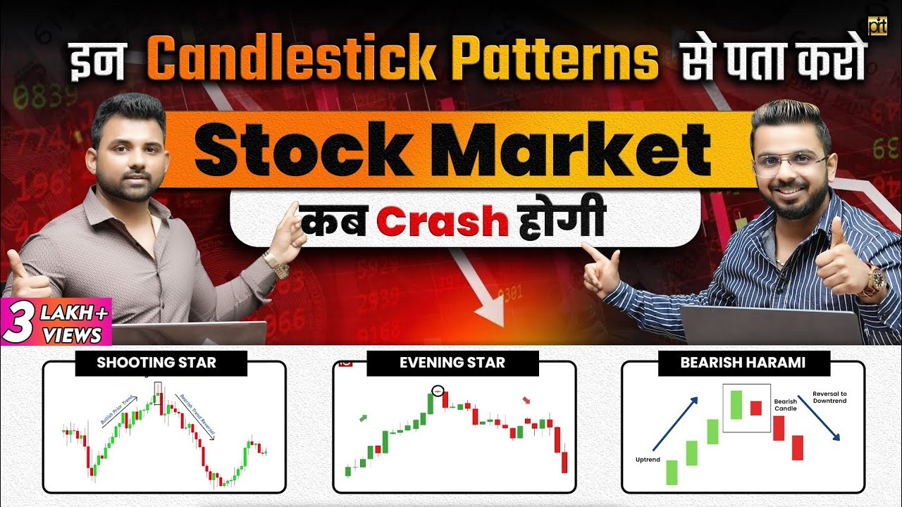 Bearish Candlestick Patterns for Trading in Stock Market | Candlesticks Trading Free Course