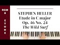 Stephen heller etude in c major op 46 no 24 rcm level 8 etude  celebration series 2022