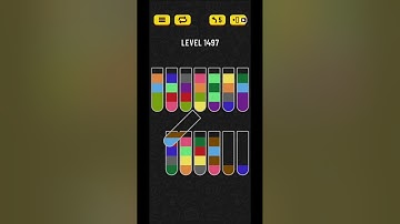 Water sort puzzle level 1497