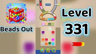 Beads Out Level 331  Walkthrough 🧩✨ | Tricky Bead Puzzle Solution | Go Answer