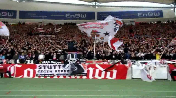 VfB Stuttgart - TSG Hoffenheim, Choreo Cannstatter Kurve