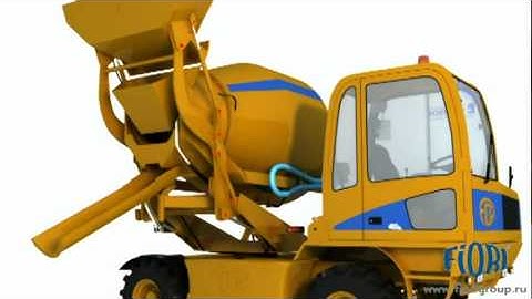 Мобильный бетоносмеситель FIORI DB 460 SL