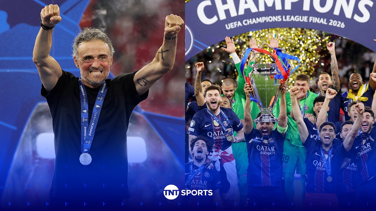FULL TROPHY CELEBRATION! PSG Make History and win back to back Champions Leagues 🏆 🔥