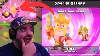 NEW Free Barbarian King Skin in Clash Of Clans! (Super Squad King)