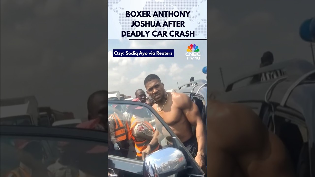 WATCH: Footage Shows Boxer Anthony Joshua After Deadly Car Crash in Nigeria | N18G