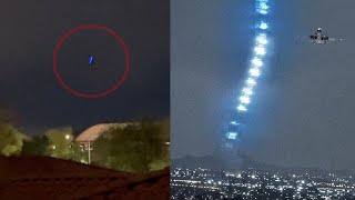 F15 Fighter jet flying by a UFO at Scottsdale, AZ, USA, March 2024 👽