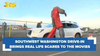 Southwest Washington drive-in bringing real life frights to the movies
