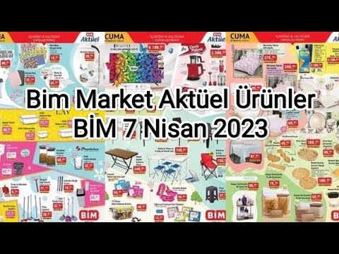 Bim Market Aktüel Ürünler - BİM 7 Nisan 2023 - Bu Cuma Bim'de Neler Var? Bim Kampanyaları