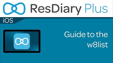 ResDiaryPlus iOS: Guide to the w8list
