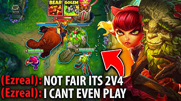 WE PLAYED THE MOST BROKEN BOT LANE EVER! (TIBBERS + DAISY)