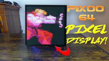 CHECK OUT what this pixel display can do ! Divoom Pixoo 64 Review