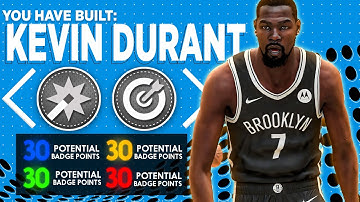 I made Kevin Durant EXACT build on NBA 2K21!