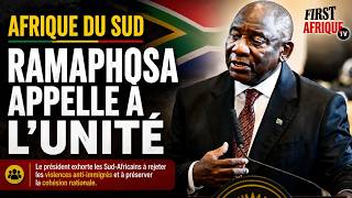 AFRIQUE DU SUD : RAMAPHOSA APPELLE AU CALME