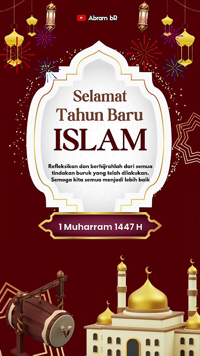 Ucapan Selamat Tahun Baru Islam 1 Muharram 1447 Hijriah