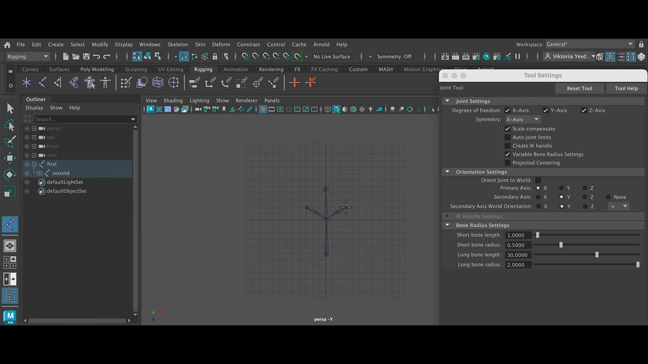 Bones| Maya| fast creation - YouTube