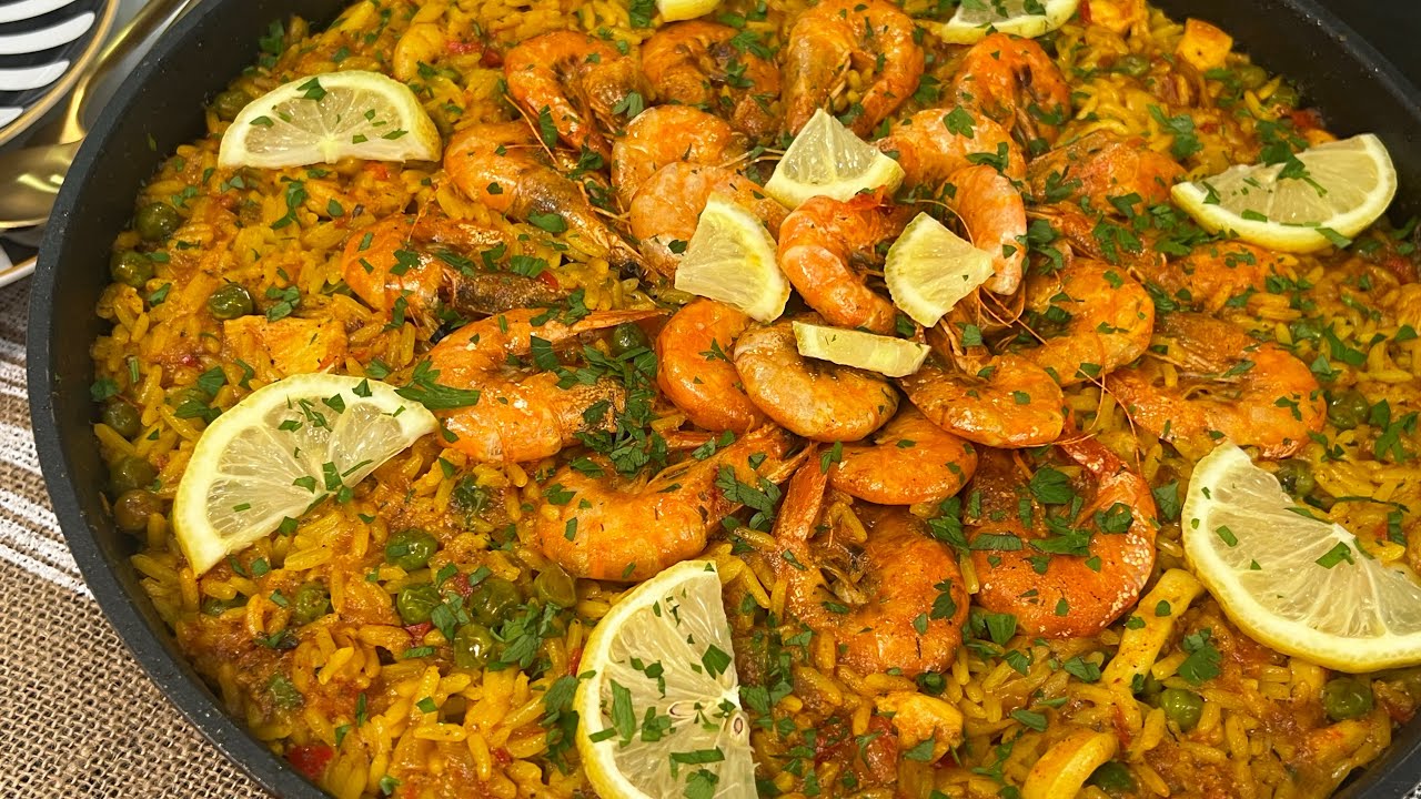 بايلا ديال المعكازات 🫣paella expresse وقت مادرتوها غادي تفكروني ودعيو معايا 🙏🙏🙏