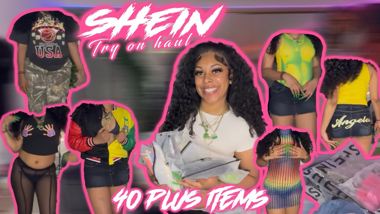 SHEIN TRY ON HAUL! SWIMSUITS, DRESSES, JACKETS, PANTS, SKIRTS, SHOES +MORE | Golden.toned🦋✨