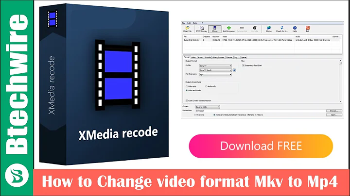 How To Change Video Format Mkv To MP4 Through XMedia Recode | How Do I Convert Videos To MP4 Free