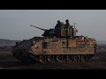 Bradley and Abrams action in Poland with Soldiers of Charlie Company