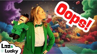 Oops! What To Do When Things Go Wrong 😬 | Laz & Lucky Teach Problem Solving for Kids