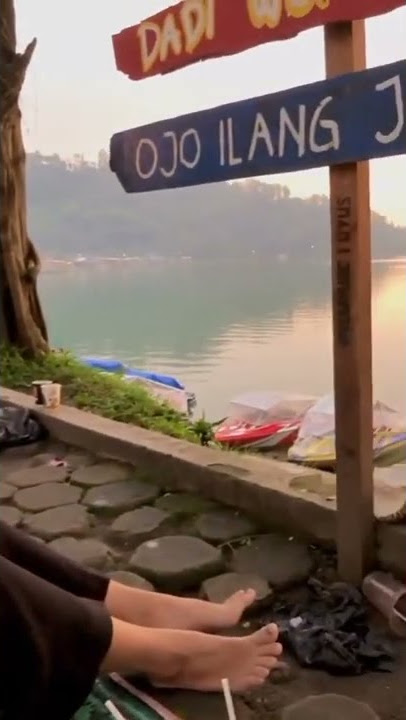 story senja bareng pacar cantik yang syahdu dipinggir danau #shorts #status #storywa