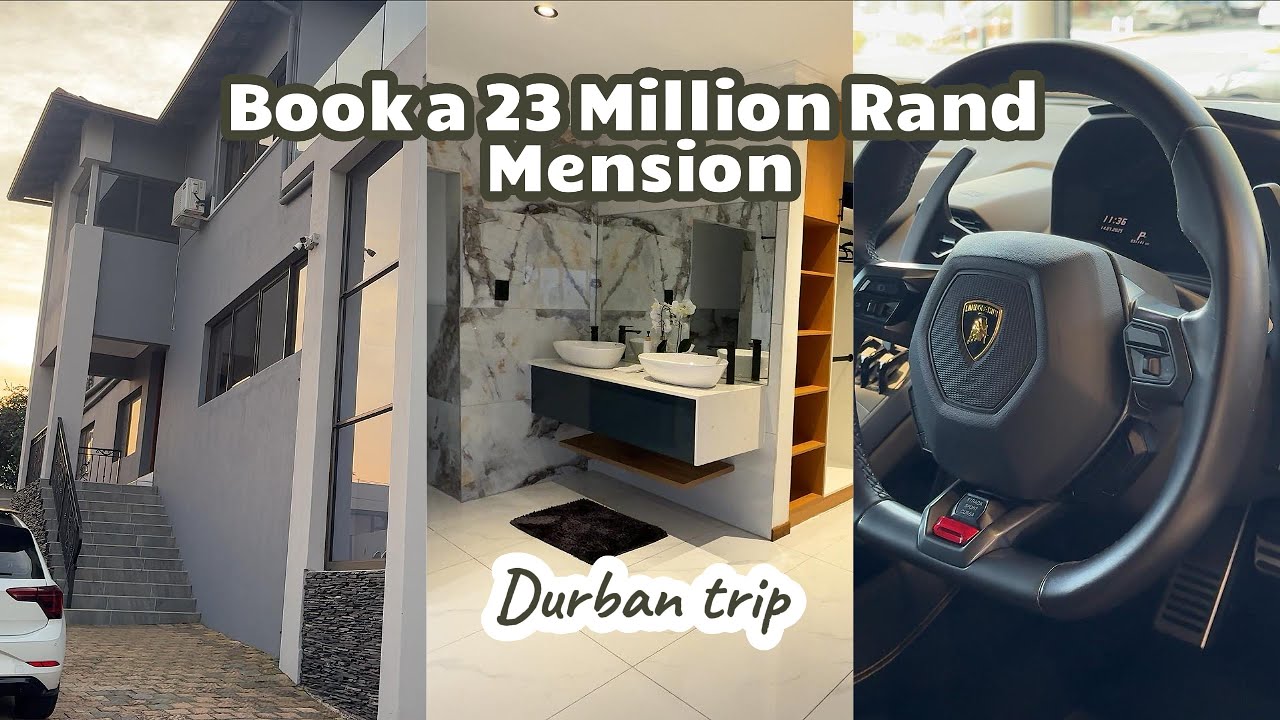 Booked a R23 Million Mansion for the Durban trip!