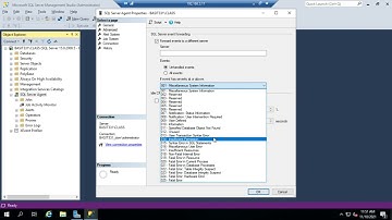 Configuring the SQL Server Agent