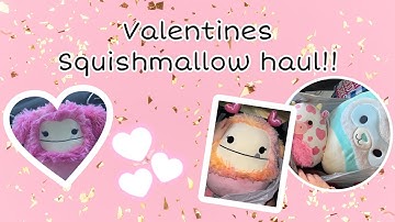 Squishmallow haul | Valentines squishmallows | Bigfoots & Cows | target & wallgreens
