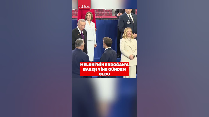 Meloni'nin Cumhurbaşkanı Erdoğan'a bakışı yine gündem oldu #shorts #erdoğan #meloni