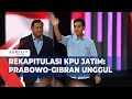 Rekapitulasi Suara Pilpres 2024 di Jatim: Prabowo-Gibran Unggul, Disusul Anies-Muhaimin