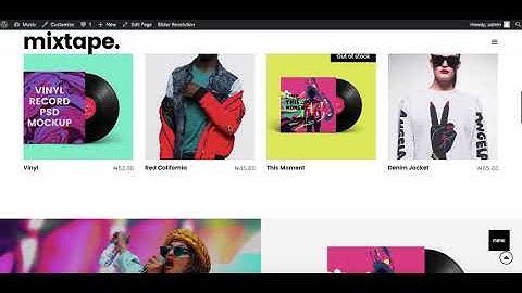 Slider, homepage, widgets and menus