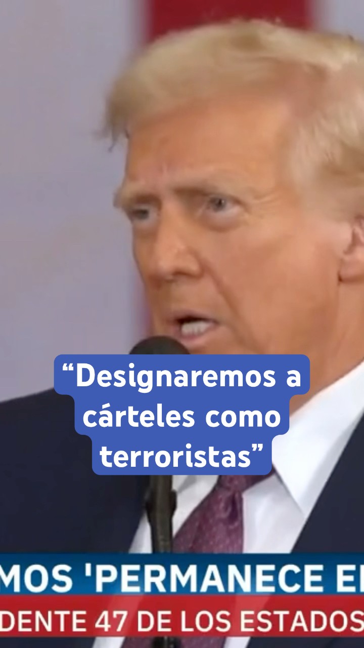 ¡Guerra al narcotráfico! Trump declara a cárteles mexicanos como organizaciones terroristas #shorts