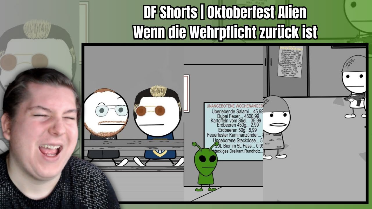 Reaktion auf @StunrixToons  | DF Shorts | Oktoberfest, Alien und Wenn die Wehrpflicht zurück ist 🔥