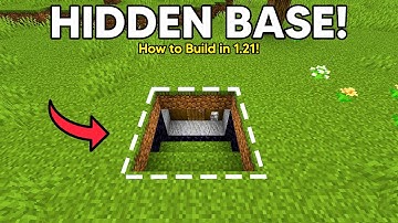 EASY Secret Base in Minecraft FOR ANY WORLD! (1.21+)