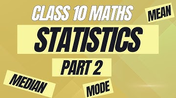 Class 10 Maths Chapter Statistics | Class 10 maths statistics introduction  | Mean Median Mode