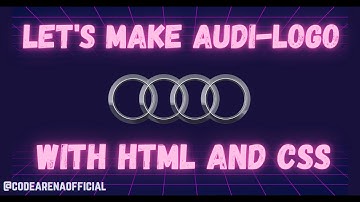 How to make Audi-Logo with HTML and CSS