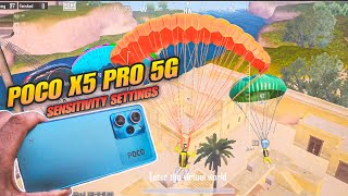 BGMI 3.1 Update Best Sensitivity Settings In POCO X5 PRO 5G SMOOTH + EXTREME (60 FPS)