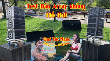 Cả Hồ Bơi Leo Lên Bờ Vì QUÁ TỨC NGỰC khi lên nhạc | Cấu hình Array TKT SOUND 145 triệu tại Long An