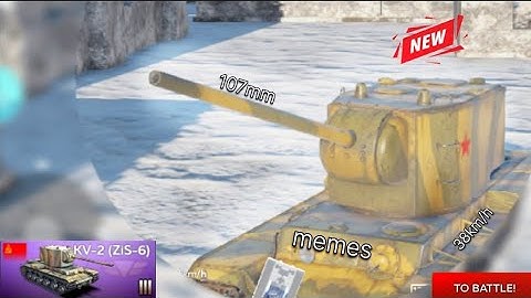 KV-2 (ZiS-6) | KV-2 but better 💀| War Thunder Mobile 