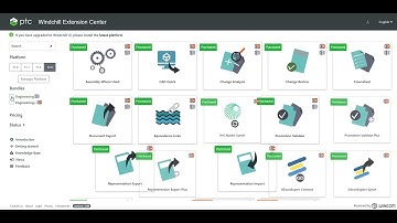 PTC Windchill extension center