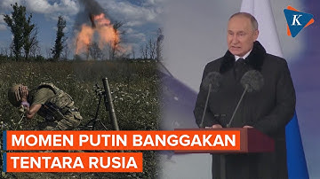 Putin Puji Militer Rusia Tunjukkan Keberanian Selama Operasi Militer Khusus di Ukraina