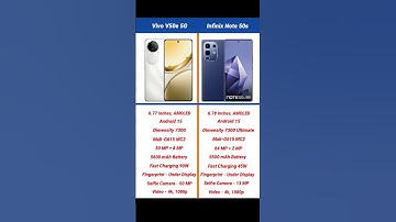 Vivo V50e 5G vs Infinix Note 50s Comparison #shorts #short #vivov50e #infinixnote50s