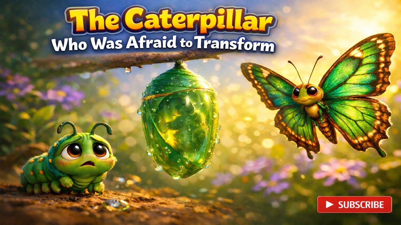 The Caterpillar Who Was Afraid to Transform 🐛🦋 Kids LOVE This  Bedtime Story About Life! #storytime