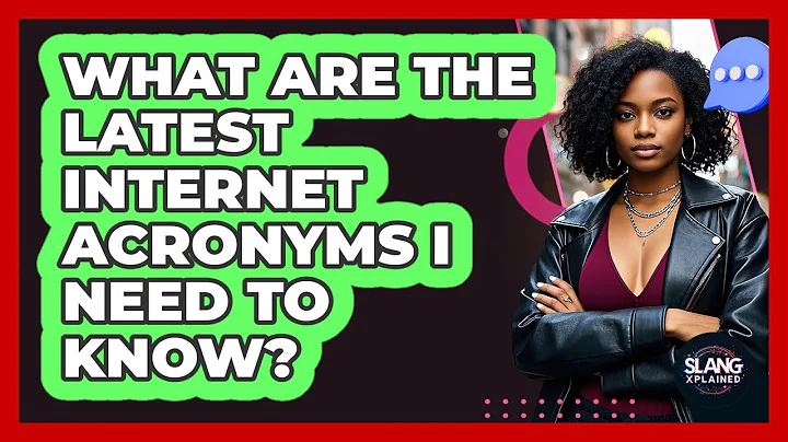 What Are The Latest Internet Acronyms I Need To Know? - SlangXplained