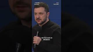 Zelenskyy says he is willing to step down as president if it means peace in Ukraine