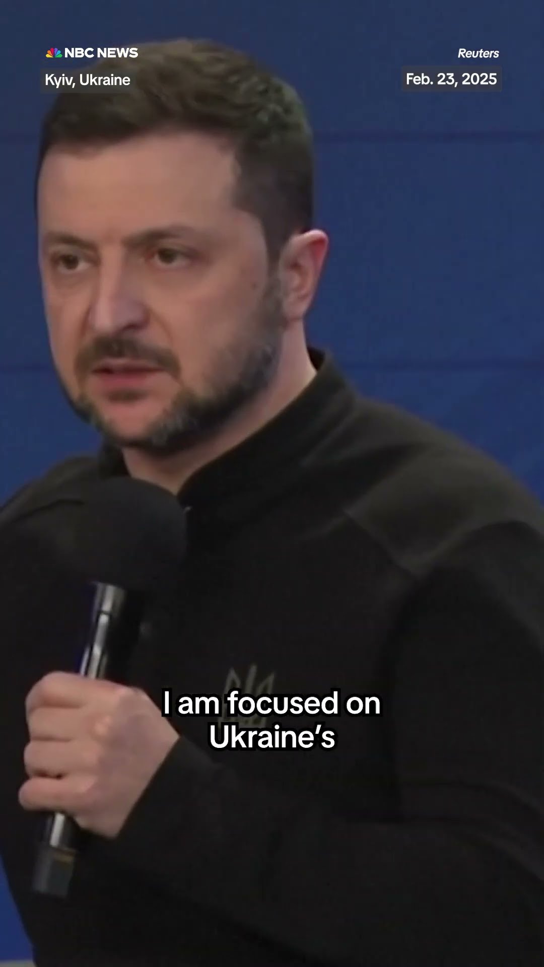 Zelenskyy says he is willing to step down as president if it means peace in Ukraine