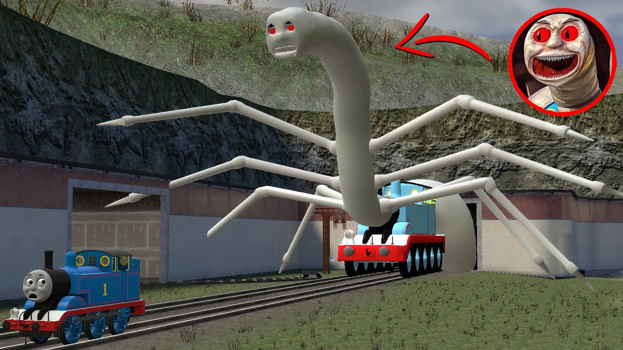 Building a Thomas Train Chased By New Giant Cursed Thomas and Friends Family In Garry's Mod??????!!!